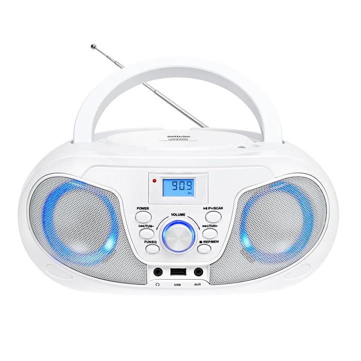 Silva Schneider MPC 25.4 USB – Tragbarer CD-Player mit UKW-Radio, USB für MP3, AUX & Kopfhöreranschl