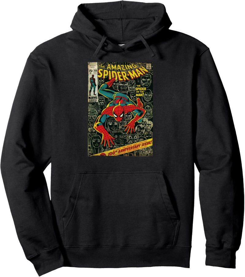 Marvel Spider-Man Comic Book Anniversary Pullover Hoodie