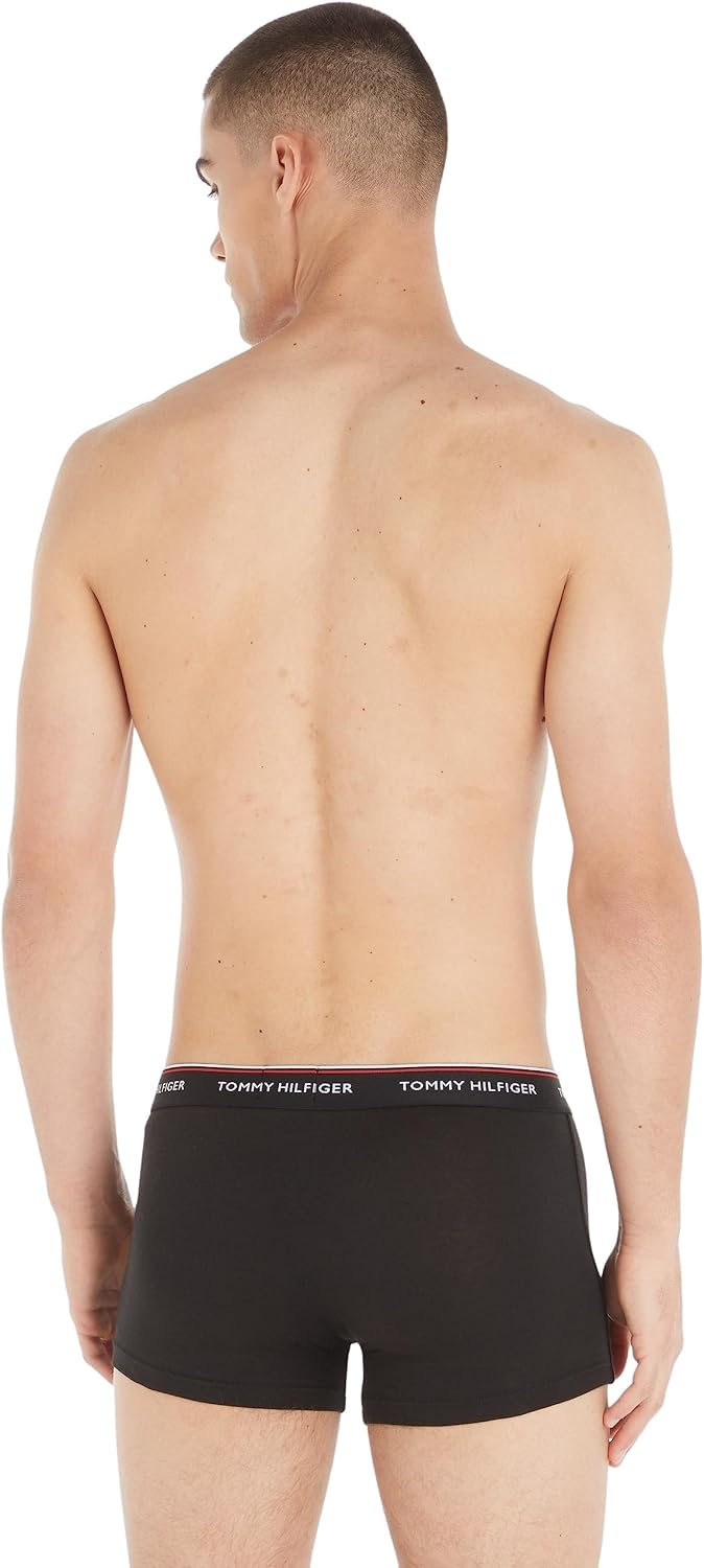 Tommy Hilfiger Herren Boxershorts (3er Pack) XL Schwarz (Black), XL Schwarz (Black)