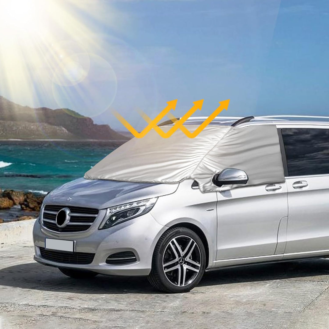 Frontscheibe Wrap Cover Ersatz für Mercedes-Benz Vito W447 2015-2022, Auto Windschutzscheiben Abdeck