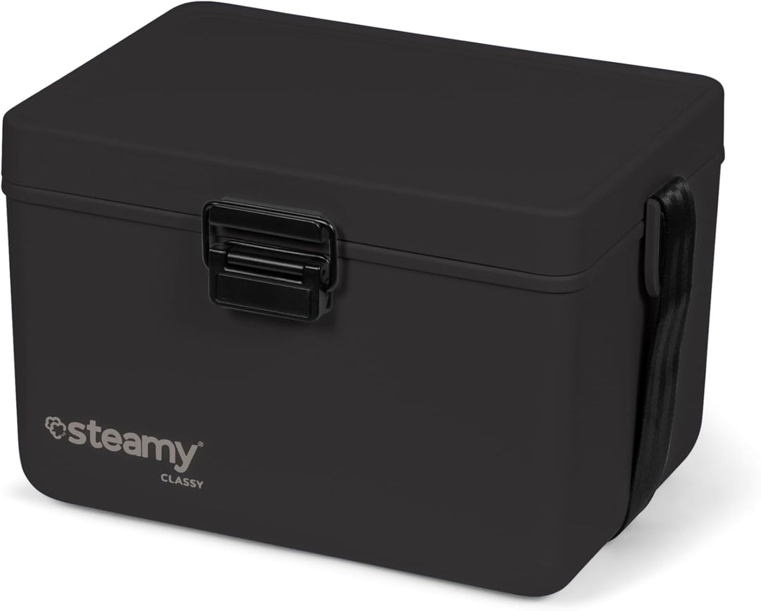 Steamy Classy 12 Kühlbox mit Schultergurt, 12 Liter, Raven Black