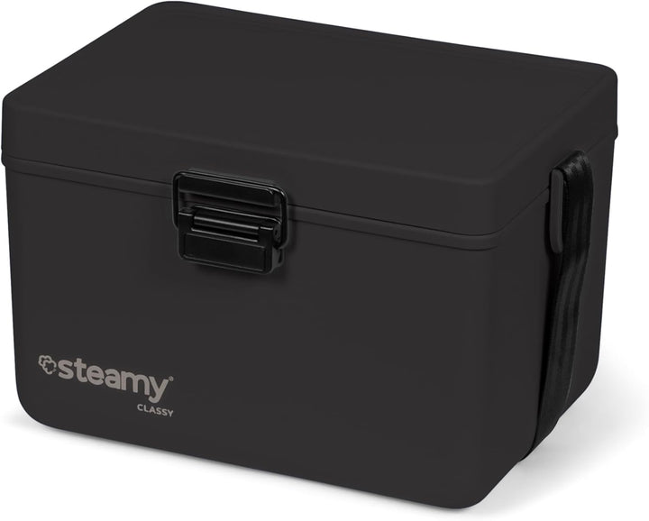 Steamy Classy 12 Kühlbox mit Schultergurt, 12 Liter, Raven Black