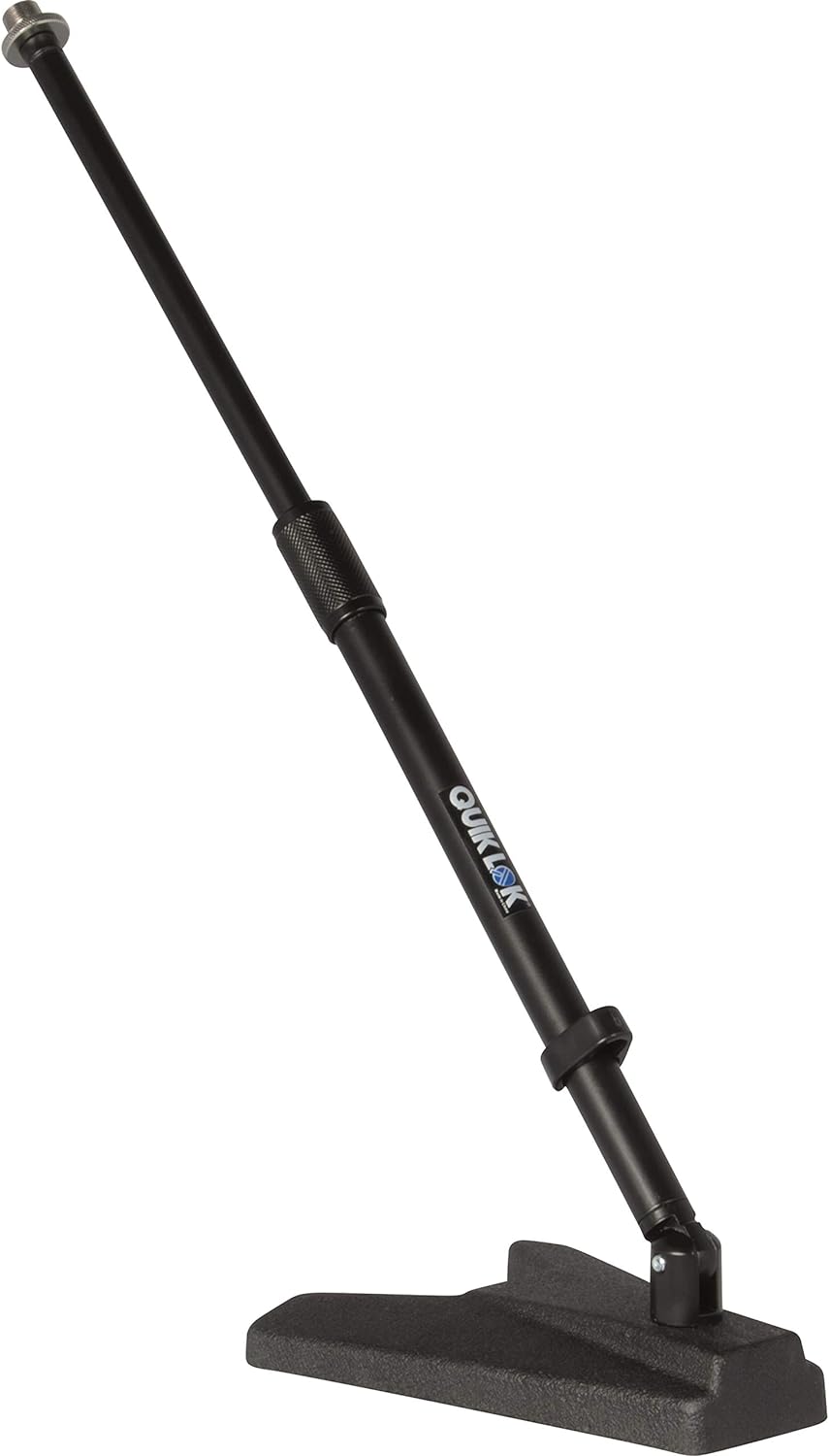 Quik Lok A/114 BK EU Mikrofonständer (EU-Gewinde, Eisenfuss, Tischständer) schwarz