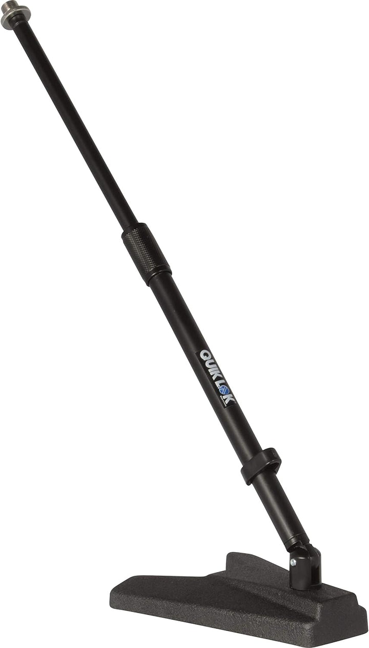 Quik Lok A/114 BK EU Mikrofonständer (EU-Gewinde, Eisenfuss, Tischständer) schwarz