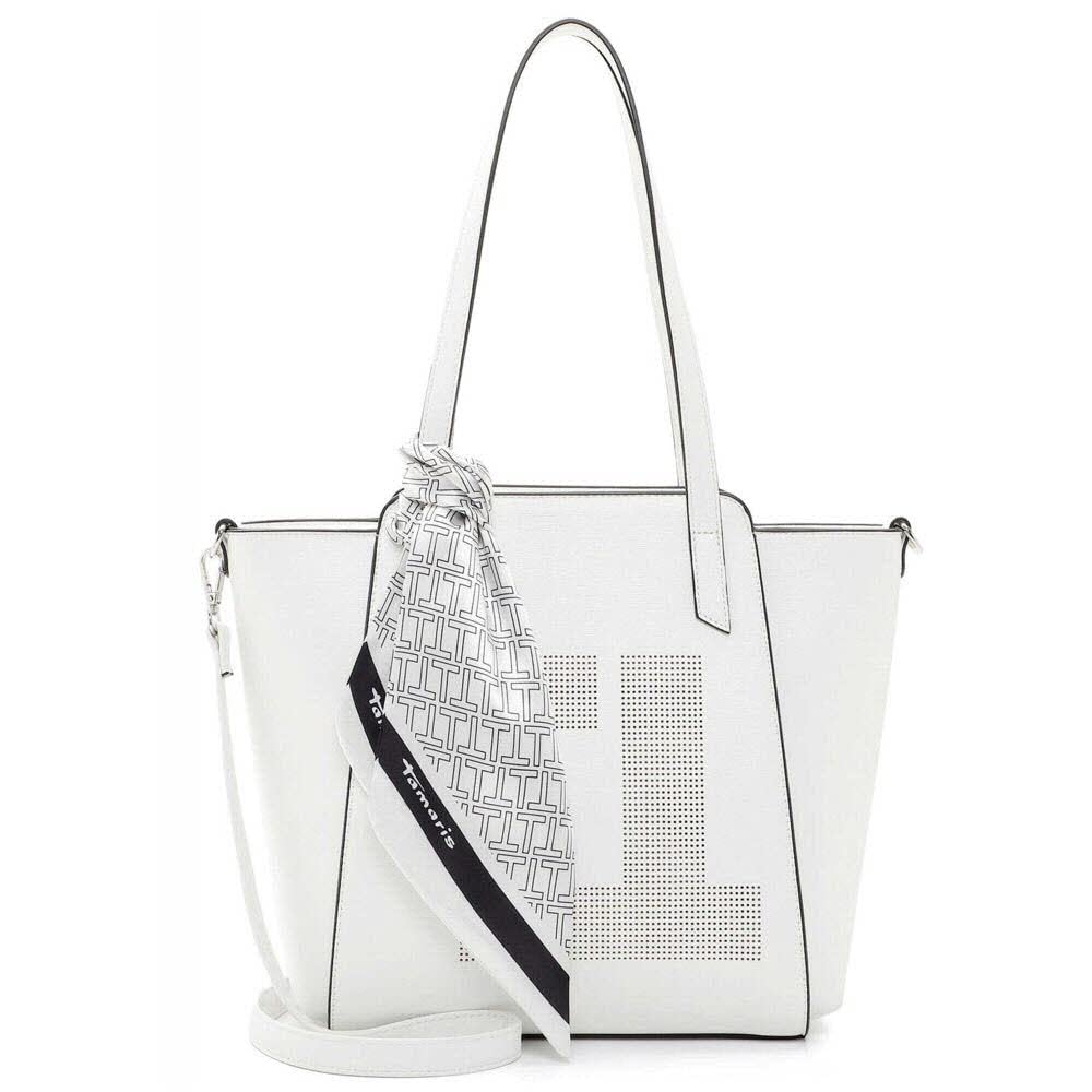 Tamaris Shopper Lana 32041 Damen Handtaschen Uni Einheitsgrösse White 300, Einheitsgrösse White 300