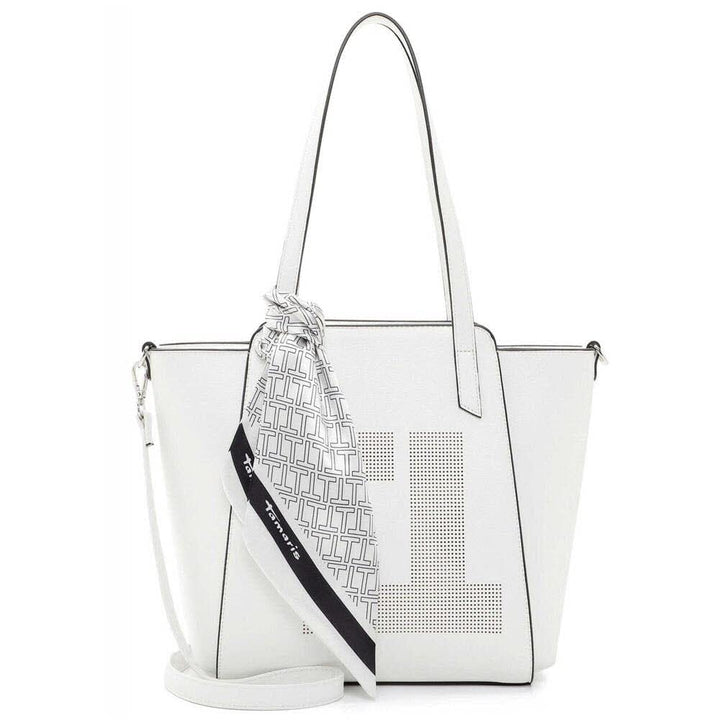 Tamaris Shopper Lana 32041 Damen Handtaschen Uni Einheitsgrösse White 300, Einheitsgrösse White 300