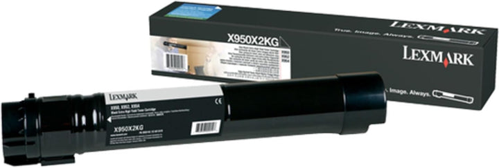 Lexmark Toner X950 X952 X954 X950X2KG Original Schwarz 38000 Seiten, schwarz