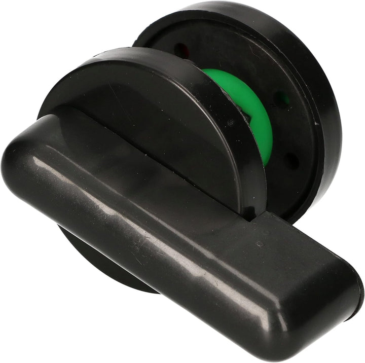 KOTARBAU® BESCHLÄGE FÜR WC-KABINEN/UMKLEIDEKABINEN SCHWARZ LINKS, Links