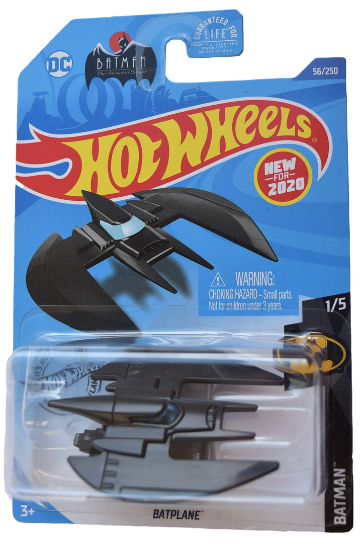 Hot Wheels Batman 1/5 Batplane 2020 Neuheit Kind Flugzeug Metall Schwarz 3+ Kinder