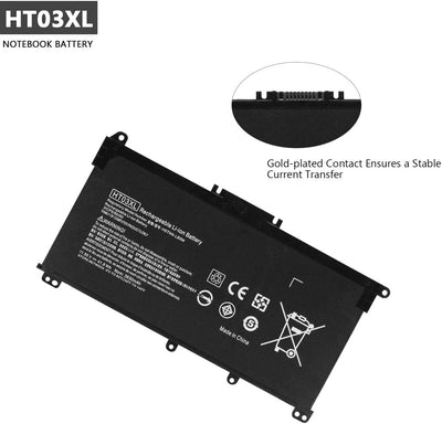 AKKEE HT03XL L11119-855 Laptop Akku für HP Pavilion 14-CE 14-CF 14-DF 15-CS 15-DA 15-DB 15-DW 14-CE0