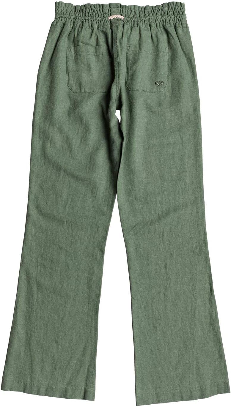 Roxy Damen Oceanside Hose, L Olivgr&#xFC;n