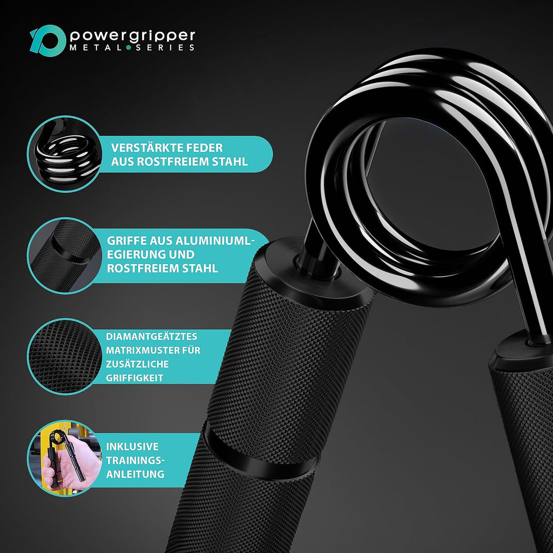 RPM Power PowerGripper Metall Handmuskeltrainer - (50lbs - 400lbs) für das Training von Griffen, Han
