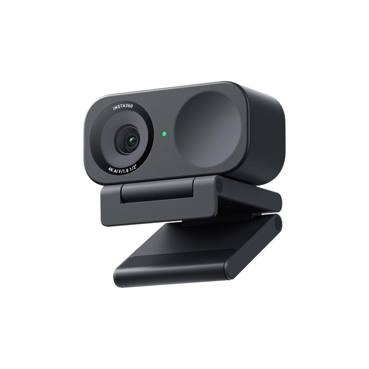 Insta360 Link 2C Standard Bundle Graphitschwarz - 4K Webcam für PC/Mac, 1/2" Sensor, Auto-Framing, H