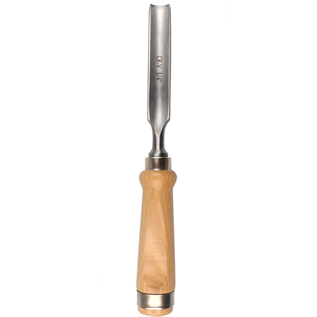 Atoplee Holzschnitzmeissel, Chrom-Vanadium-Stahl, halbrund, Tischlermeissel (18 mm)