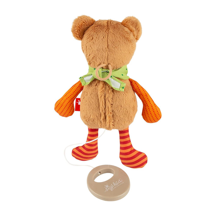 SIGIKID 40357 Spieluhr Bär Musik Mädchen und Jungen Babyspielzeug empfohlen ab Geburt braun Mehrfarb