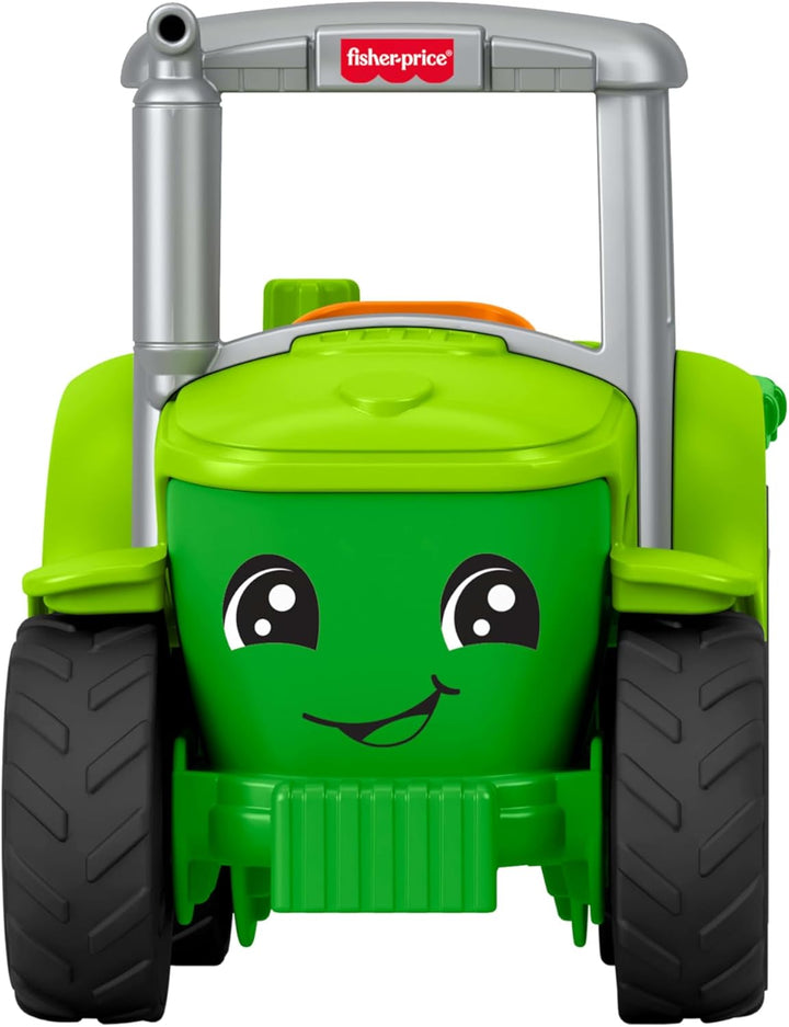 Fisher-Price Little People Mein erster Traktor zum Schieben für Kleinkinder, Fahrzeug für den Bauern