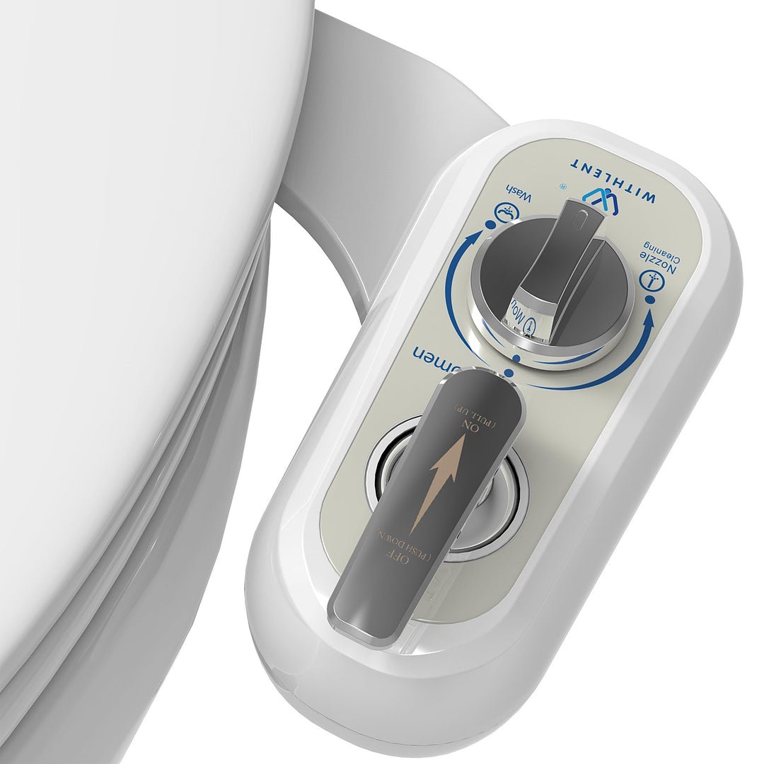 Bidet links,Bidet Einsatz für Toilette links - Einziehbare selbstreinigende Bidet Nicht Elektrisch m