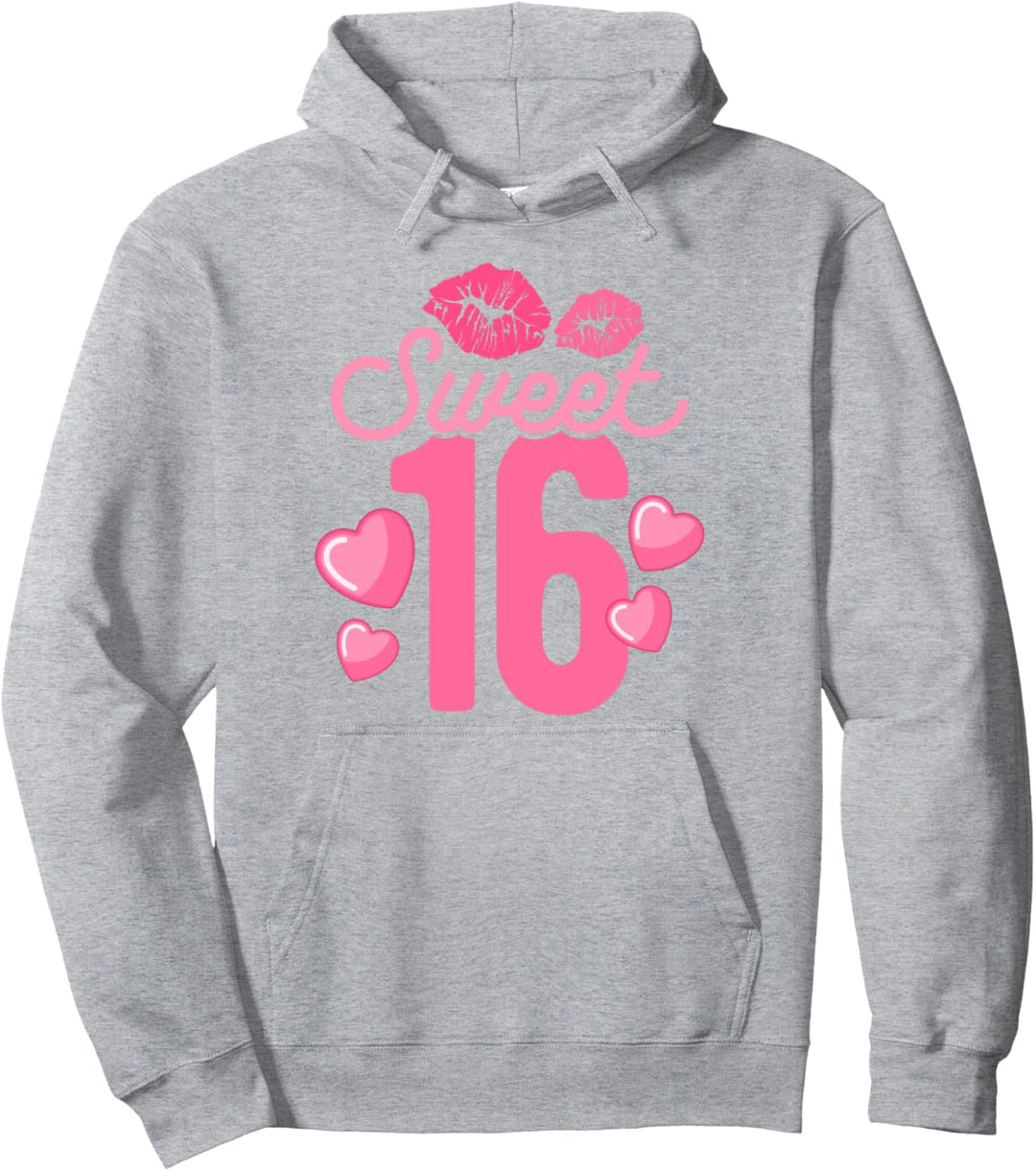 16. Geburtstag Mädchen 16 Jahre Alt Sweet 16 Teenager Pullover Hoodie