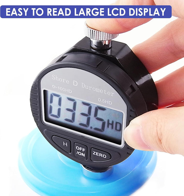 Digital-Shore-D-Meter 0 bis 100 Hd Durometer Harte Härte Gummi und Kunststoffe wie Thermokunststoffe