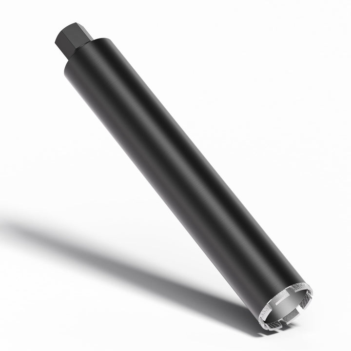 Wiltec Diamantbohrkrone Typ 2 (Mesh) Ø 82 mm, Bohrkrone 450 mm, 1¼ UNC Nassbohrkrone, Diamantbohrer