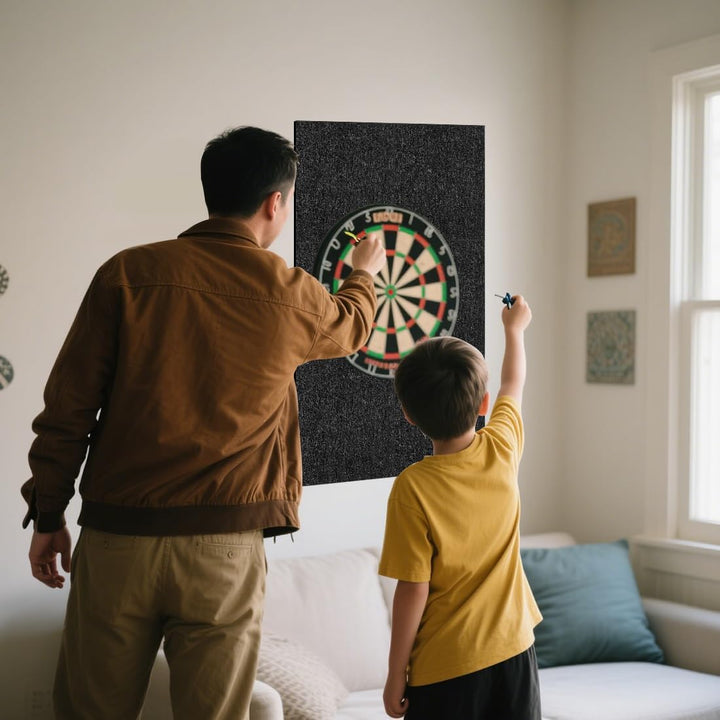 Dartboard Wandschutz, Wandumrandung für Dartboard, Dart Wandschutz, Filz Dartscheibe Wandschutz Selb