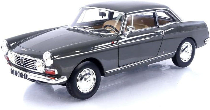Norev NV184834 1:18 Peugeot 404 Coupé 1967-Graphitgrau Sammelmodell, Multi