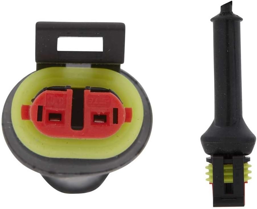 HELLA - Umrissleuchte - LED - 12/24V - Kabel: 2000mm - Stecker: AMP - 2-polig - links/seitlicher Anb