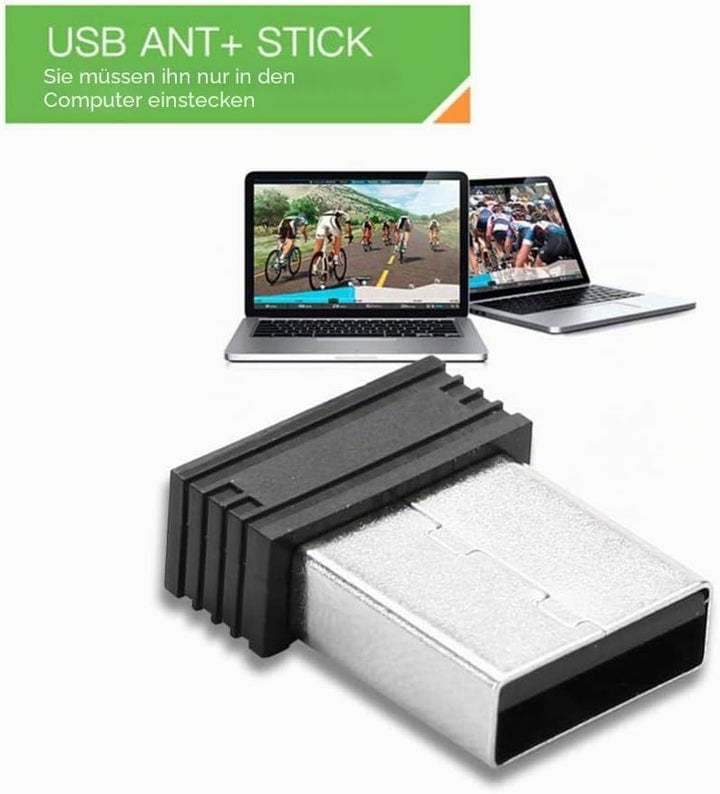 Keenso Fahrrad ANT USB Dongle, Fahrrad USB Empfänger Geschwindigkeit ANT + USB Sender und Empfänger