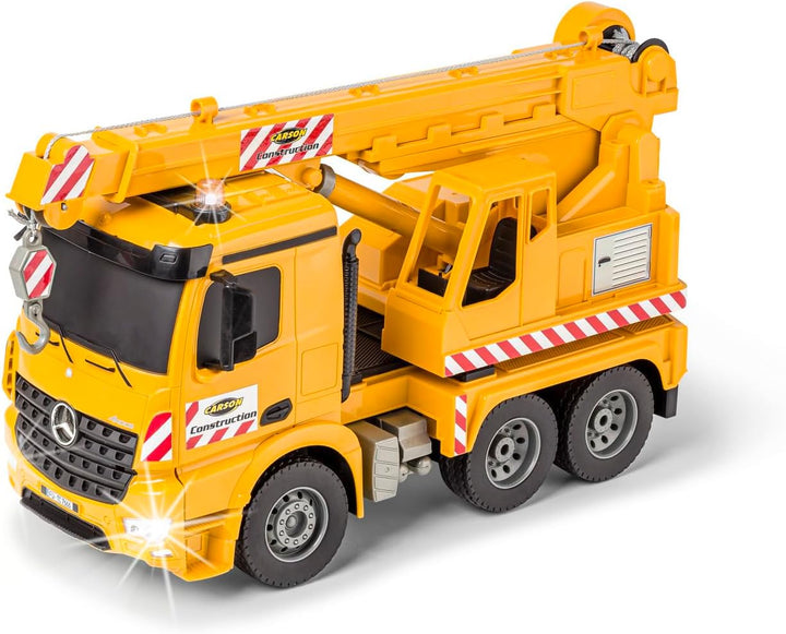 Carson 500907666 1:20 MB Arocs Kranwagen 100% RTR - Ferngesteuertes Fahrzeug, Lastwagen mit Funktion