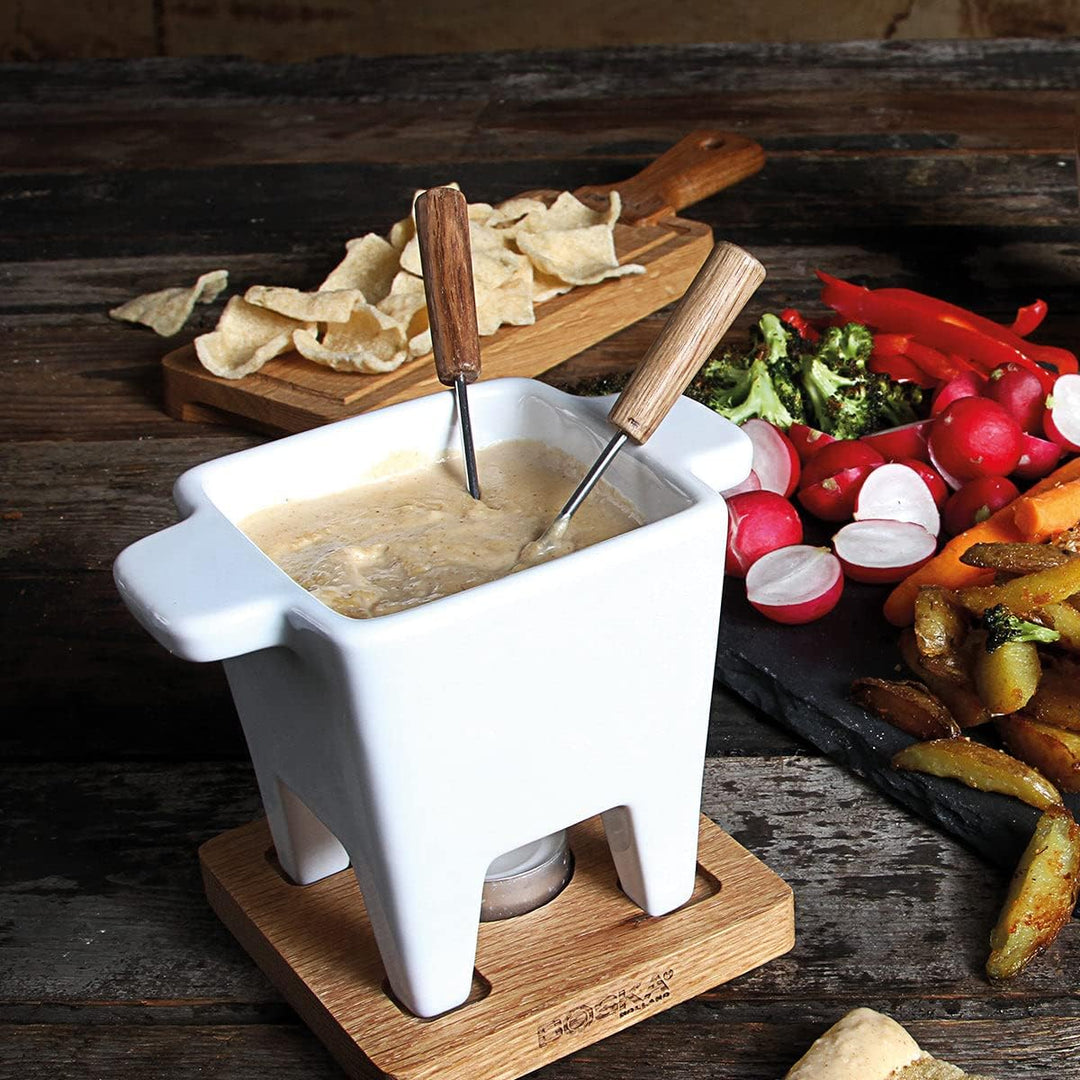 Boska Tapas Fondue Bianco - 300 ml - geeignet für Käsefondue 13 x 13 x 14 cm, 13 x 13 x 14 cm