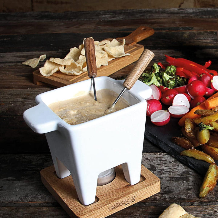 Boska Tapas Fondue Bianco - 300 ml - geeignet für Käsefondue 13 x 13 x 14 cm, 13 x 13 x 14 cm