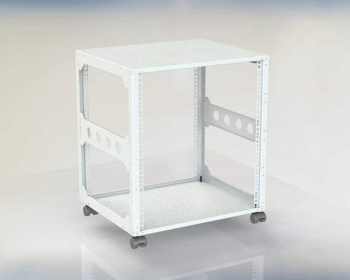 Rack Magic - 19" Mini Rack 12HE - 440mm Tiefe - RAL7035-19 Zoll Serverschrank - 19" Studiorack - Ope