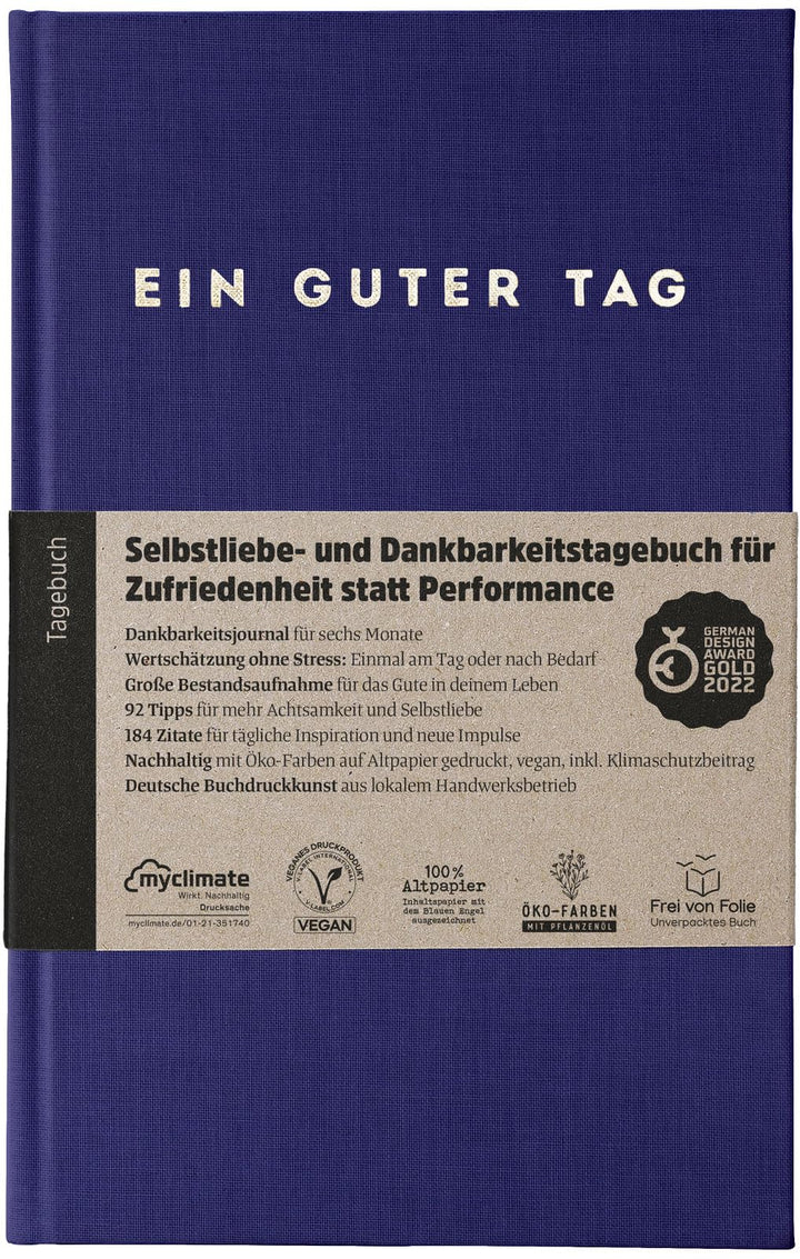 Ein guter Tag, Selbstliebe- und Dankbarkeitstagebuch. Nur 5-6 Minuten am Tag. Für Dankbarkeit, Achts