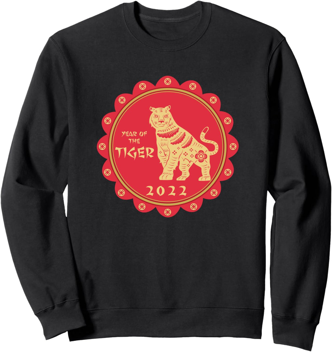 Jahr des Tigers 2022. Sweatshirt