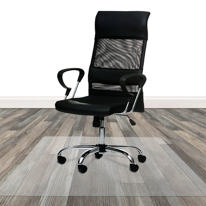Bodenschutzmatte ECO-MAT aus PET - transparente Stuhlmatte für Hartböden - 100% ohne BPA & Phthalate
