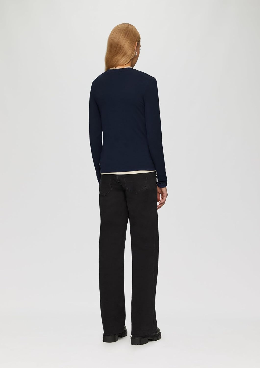QS Weiches Longsleeve aus Lyocellmix XXL 5872, XXL 5872