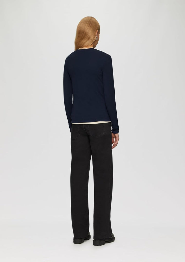 QS Weiches Longsleeve aus Lyocellmix XXL 5872, XXL 5872