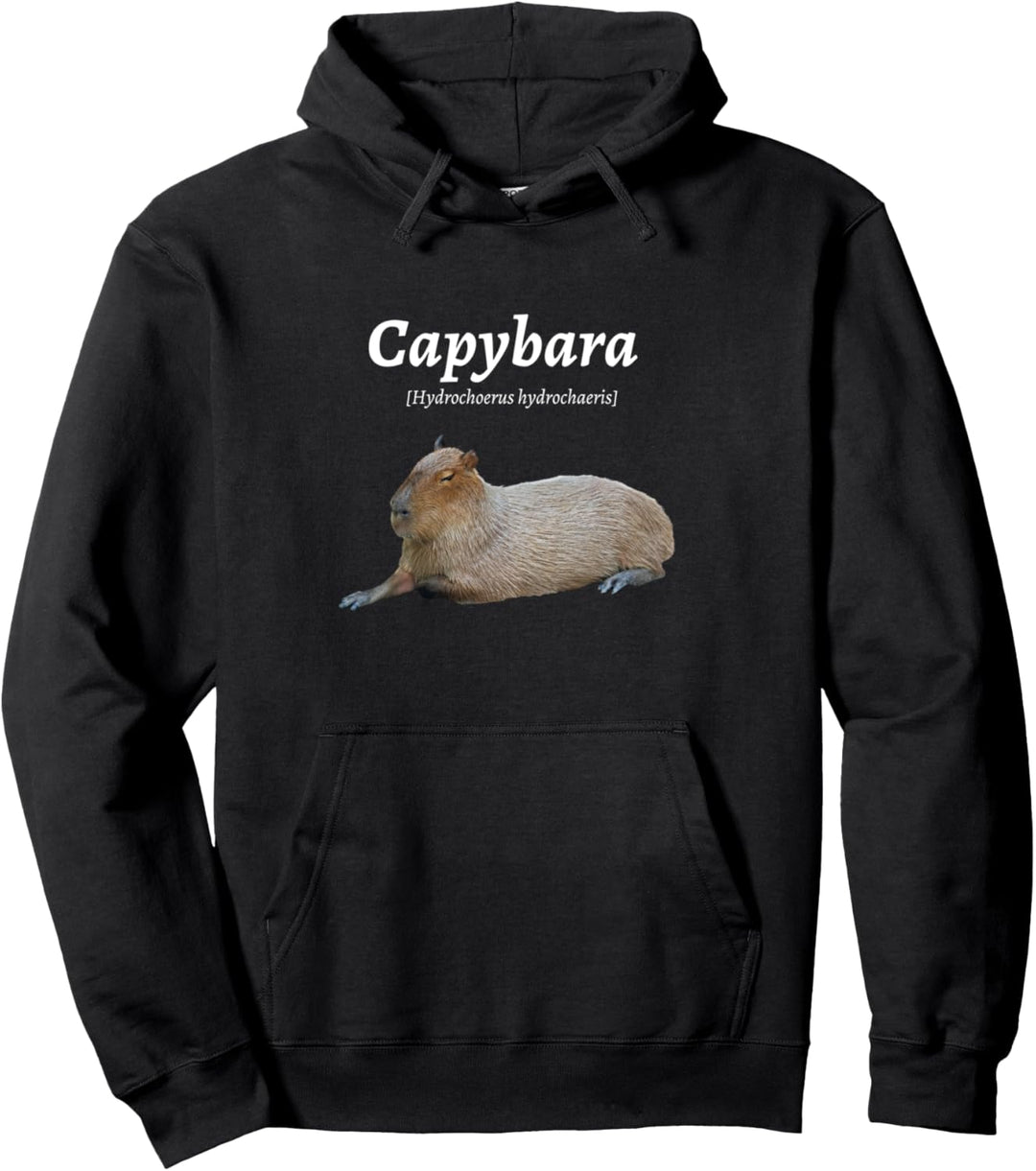 Lustiges Süsses Capybara Capy Bara Wasserschwein Definition Pullover Hoodie