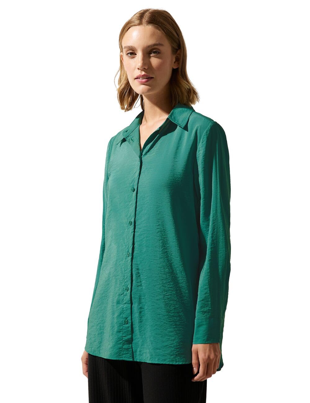 Street One Damen Hemdbluse 36 Lagoon Green, 36 Lagoon Green