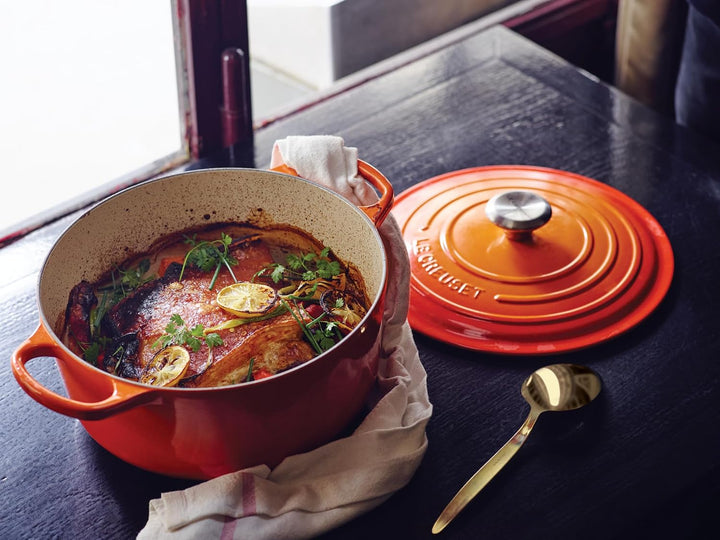 Le Creuset Signature Gusseisen-Bräter mit Deckel, Ø 18 cm, Rund, Für alle Herdarten und Induktion ge