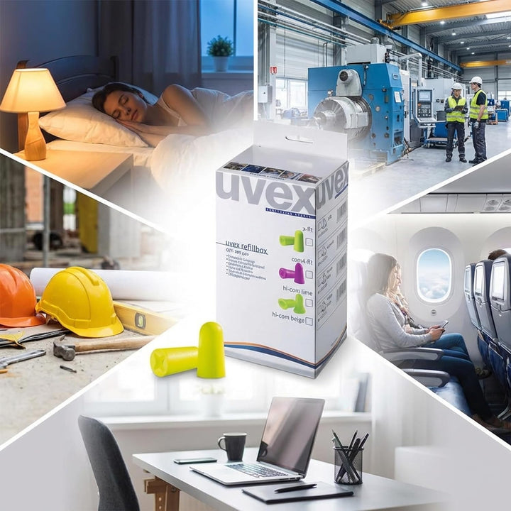 Gehörschutzstöpsel Uvex x-fit ohne Kordel 300 Paar Nachfüllpackung, Nachfüllpackung