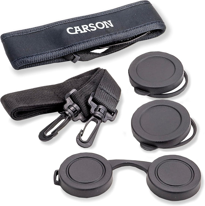 Carson RD Full-Size Fernglas, 10x42mm, Doppelstegdesign, wasserdicht, robust, beschlagfrei (RD-042)