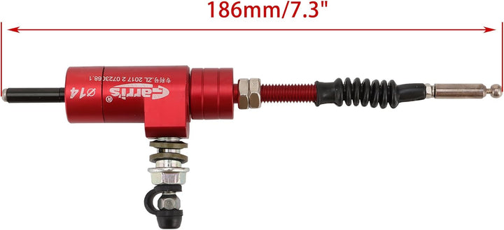 WOOSTAR 22mm Motorrad Hydraulische Kupplung Hauptbremszylinder mit CNC Bremshebel Ersatz für Motorra