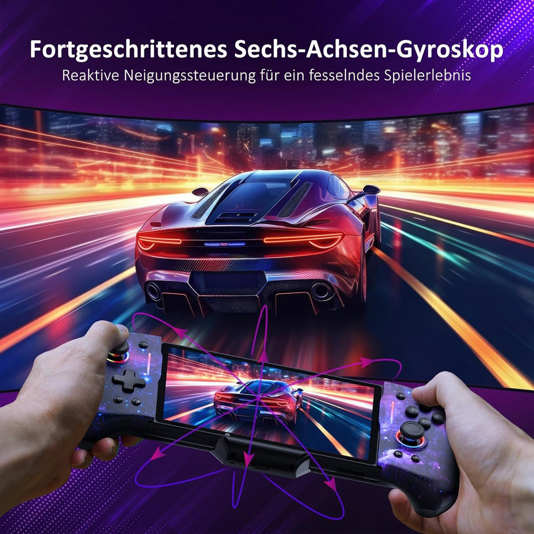 NexiGo Hall Effect Gripcon (Kein Drift, Keine Todeszone) mit Hall-Sensor-Joystick für Switch/Switch