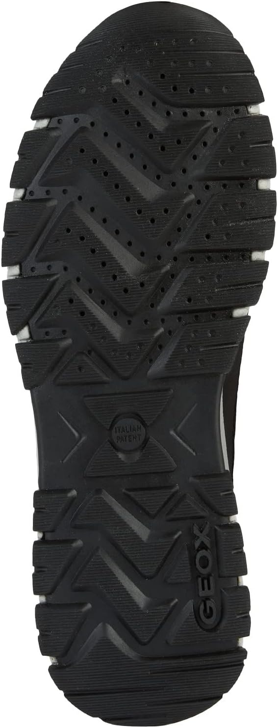 Geox Jungen U Delray B ABX B Sneakers 41 EU Dk Coffee Dove Grey, 41 EU Dk Coffee Dove Grey