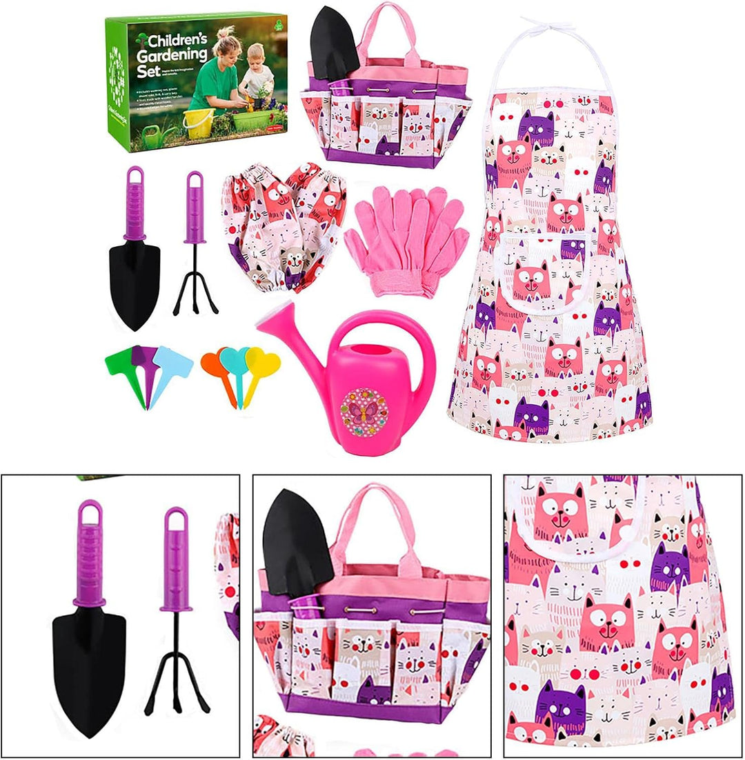 Stronrive Spielzeug Gartenarbeit Set Für Kinder, 16 Gartengeräte Für Kinder, Kinder Gärtner Tool Set