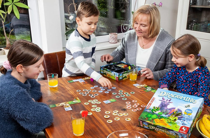 Pegasus Spiele 57111G - Dragomino *Kinderspiel des Jahres 2021*, Mehrfarbig Single, Single