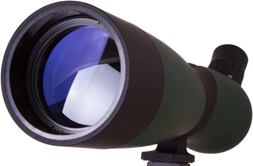 Levenhuk Blaze Base 70 Tragbares Spektiv mit BK-7-Glasoptik, Metall-Tischstativ und Tasche zur Beoba
