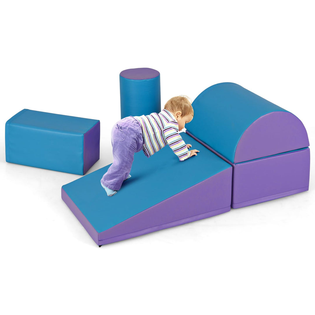 DREAMADE 5 TLG. Softbausteine für Kinder, Riesenbausteine Schaumstoffbausteine Grossbausteine aus PE