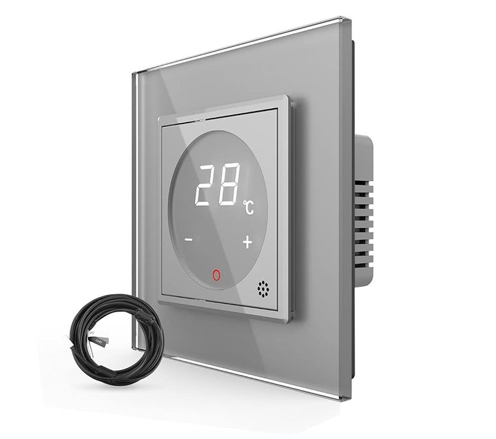 LIVOLO Digitales Touch Raumthermostat mit Bodenfühler/Temperaturfühler für Fussboden/Elektroheizung